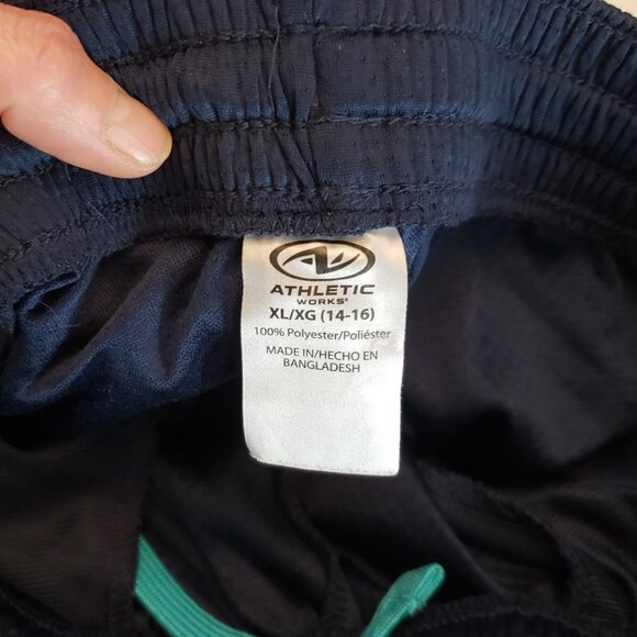 Athletic Works Ball Shorts Drawstring Elastic Slip On Youth Boys Size XL 14/ 16 - Picture 3 of 5